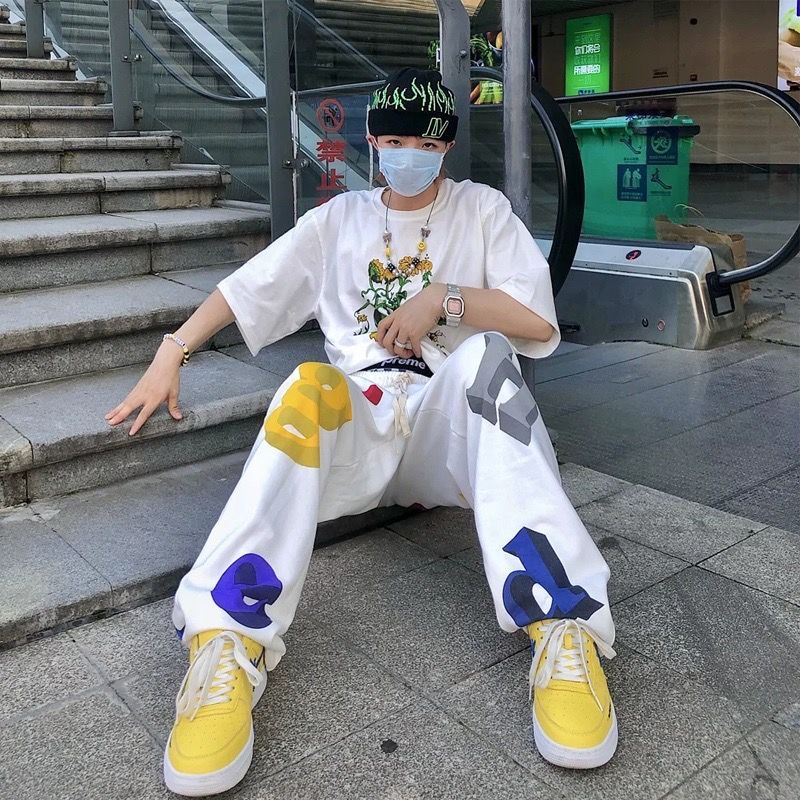 Quần Dài Hip Hop Mỏng Dáng Suông Dễ Phối Đồ Màu Sắc Thời Trang Xuân Thu Cho Nữ