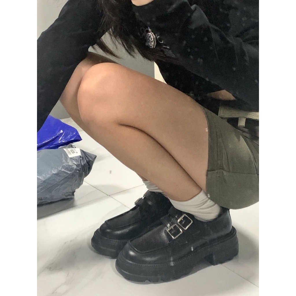 Jiashucheng Váy Yếm Ngắn Eo Cao Dáng Ôm Phong Cách Retro Mỹ Mùa Hè Hàn Quốc Giản Dị Dễ Phối Đồ