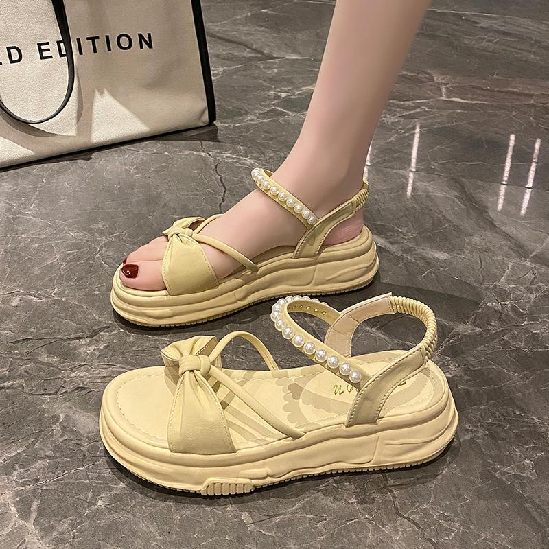 Giày Sandal Đế Dày Thời Trang Mùa Hè Dành Cho Nữ
