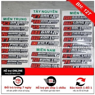 1 tem Underbone Team 64 tỉnh thành (ghi chú hoặc nhắn tên tỉnh cho shop, không shop sẽ gửi ngẫu nhiên cho khách)