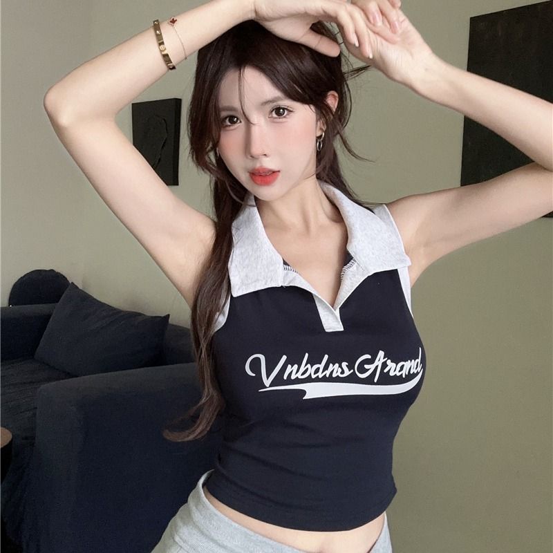 Jiashucheng Áo Hai Dây Mùa Hè Phong Cách Retro Mỹ Ngọt Ngào Độc Đáo Dành Cho Nữ