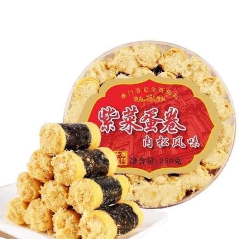 🌿Bánh Trứng cuộn rong biển chà bông