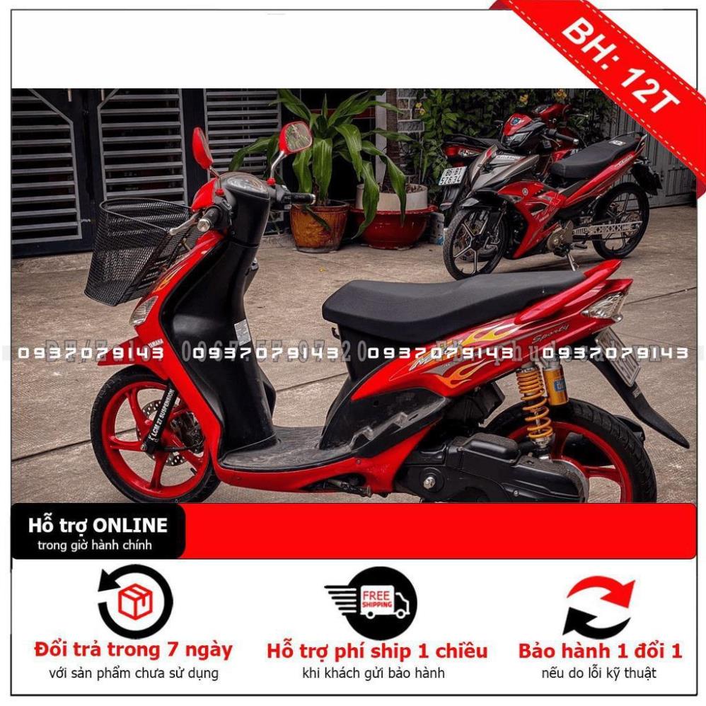 Tem Rời Dán Xe Mio đỏ lửa