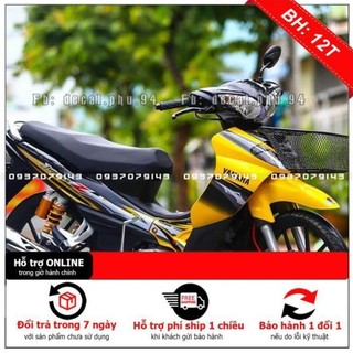 Tem Rời Dán Xe Jupiter Z đen vàng