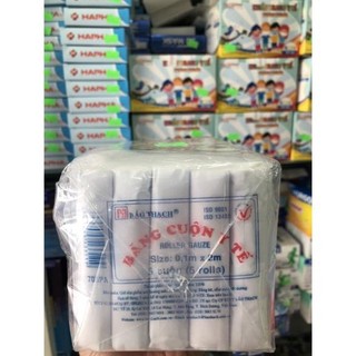 ✅ túi 5 cuộn băng cuộn y tế size 0.1m x 2m bảo thạch bông băng gạc cuộn 0.1m x 2m 0.1 x 2m 0.1mx2m bảo thạch