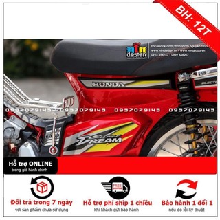 Tem Rời Dán Xe Dream đỏ Super drem ,  