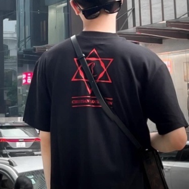 Áo Thun Nam Nữ Họa Tiết Logo Đôi Môi Kim Tuyến Cao Cấp - Áo Phông Siêu Cấp Chất Cotton Cổ Bo Dày Dặn