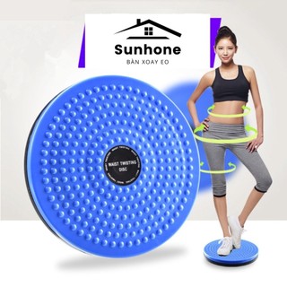 Bàn xoay eo tập bụng, đĩa tập thể dục lắc eo giảm mỡ bụng, eo thon, giảm cân. xoay 360 độ, có hạt massage bàn chân