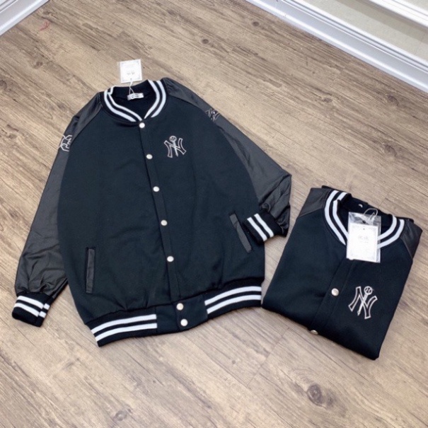 F1 Áo Khoác Bomber NEW YORK - phong cách nam nữ WILL SHOP chất nỉ bông cotton