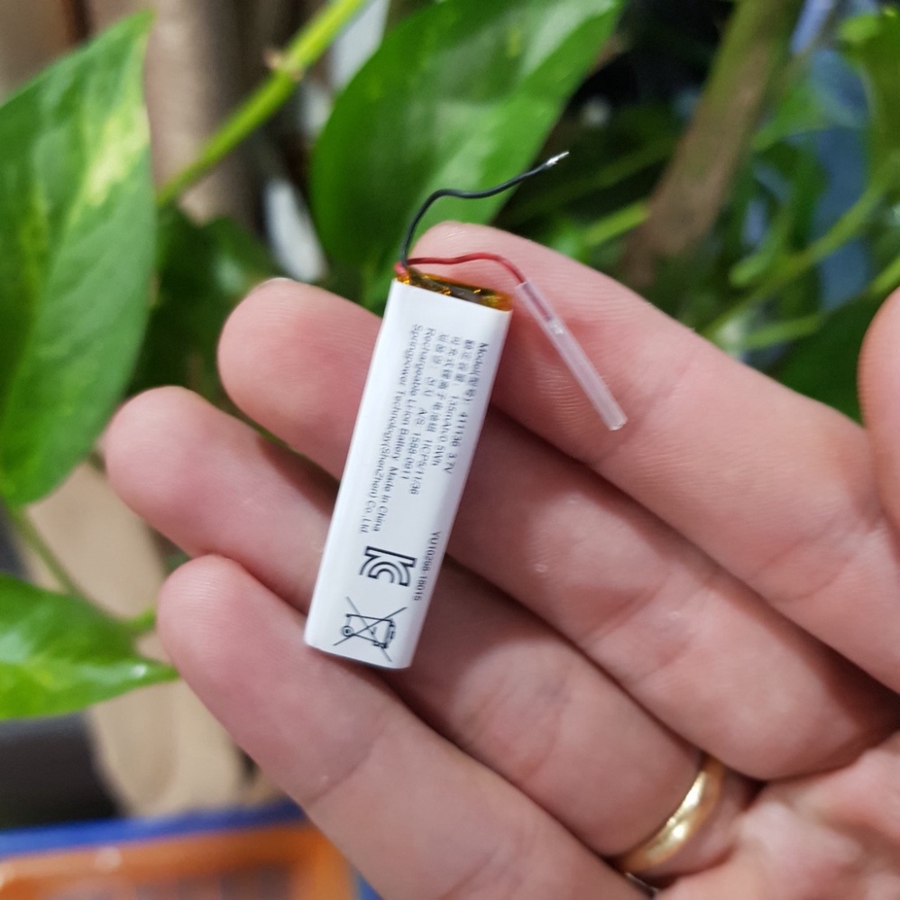 Pin lipo 3.7V 135mah 36x11x4.1MM sử dụng cho tai nghe thiết bị -ShopLinhKienM2M
