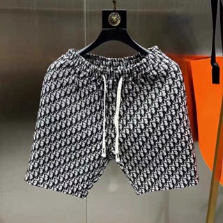 Quần đùi nam dior vải dệt logo mát,quần short nam