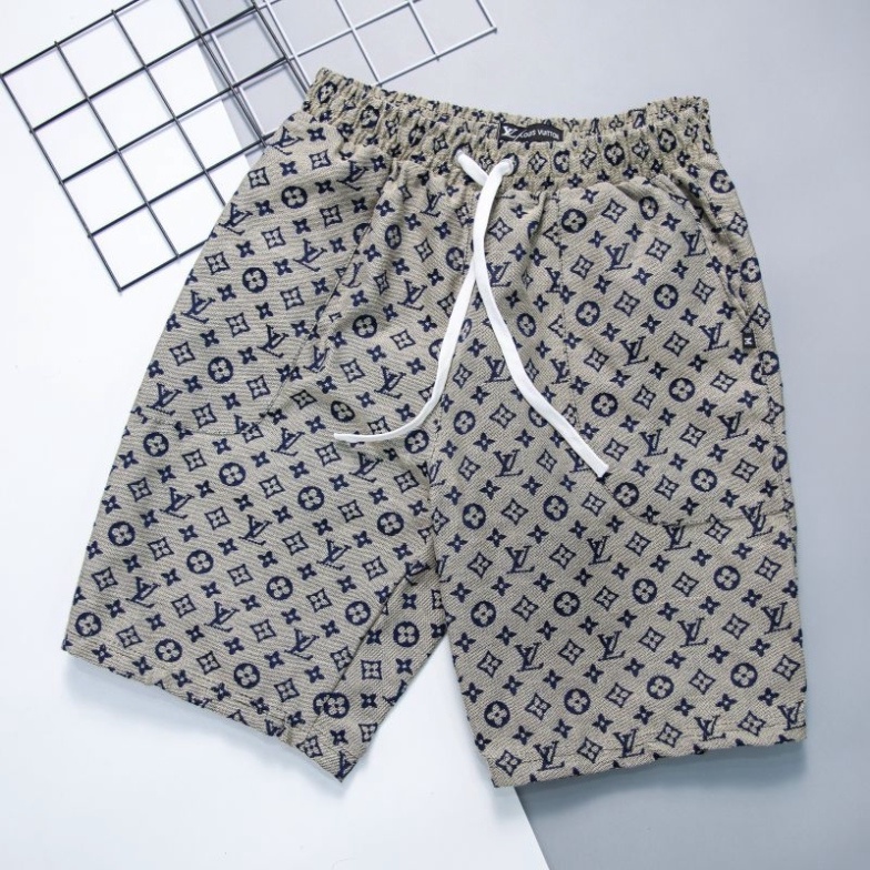Quần đùi nam dior vải dệt logo mát,quần short nam