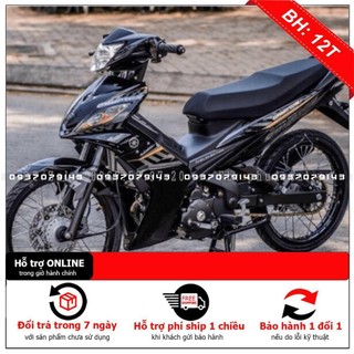 Tem rời dán xe ex 2010 đen crypton