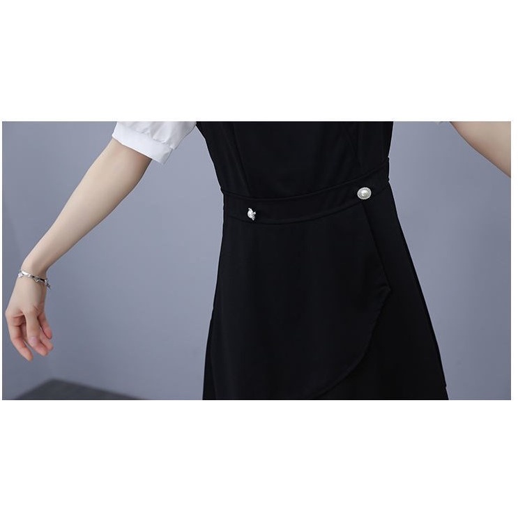 Đầm trắng tay phồng, newtag 100%, size S,2525