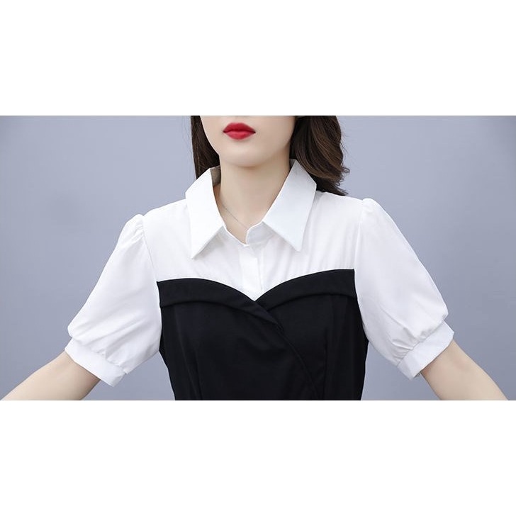 Đầm trắng tay phồng, newtag 100%, size S,2525