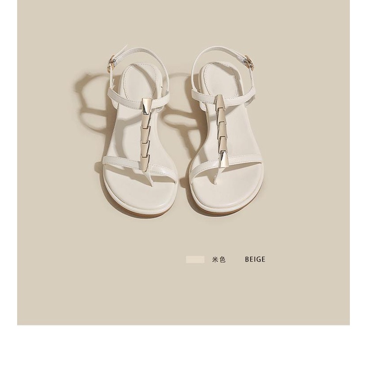 Giày Sandal Đế Dày Chống Trượt Màu Đen Thời Trang Mùa Hè 2023 Dành Cho Bạn Nữ