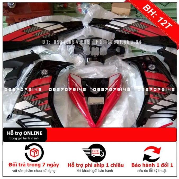 Tem Rời Dán Xe Exciter 135 RC 2014 đen đỏ