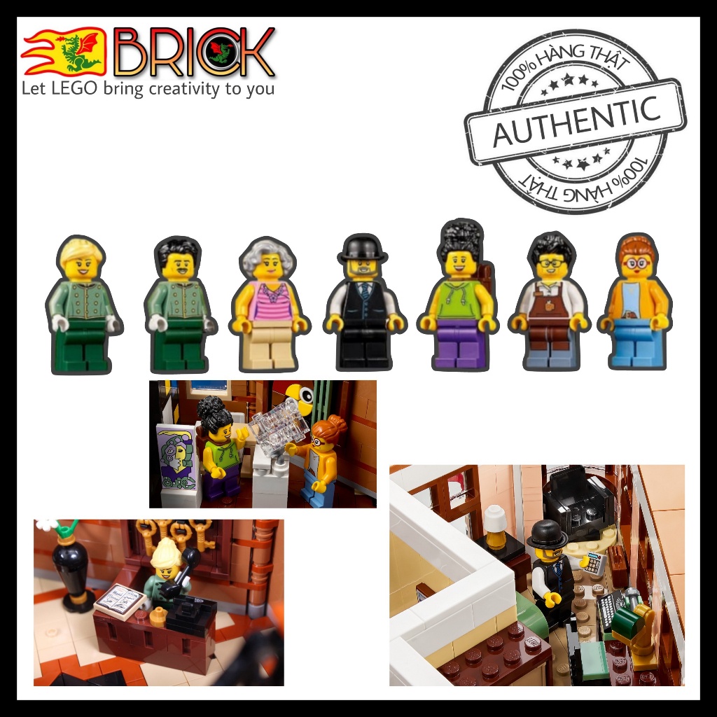 Đồ chơi LEGO chính hãng - Boutique Hotel - Khách sạn Boutique - set 10297