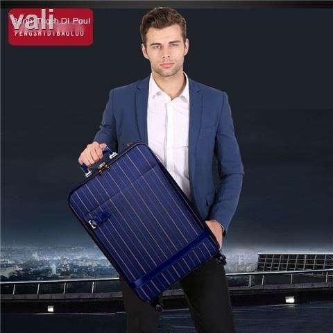 Anh Oxford Bra Cần Vali Nam Vali Đa Năng Bánh Xe Vali 16 Inch Mật Khẩu Kinh Doanh Nội Trú Nữ Vải Bố