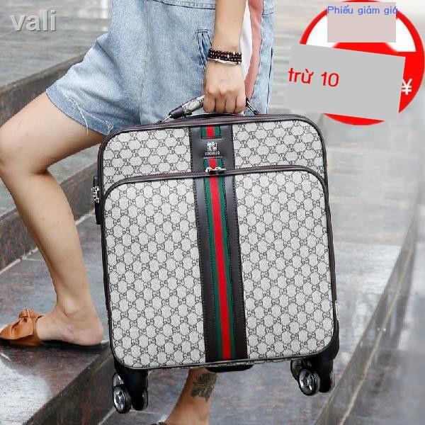 Vali đựng đồ nội trú 16 inch vali sạc mini nữ bánh xe đa năng Hộp đựng xe đẩy nhỏ 18 inch vali sinh viên vali vali