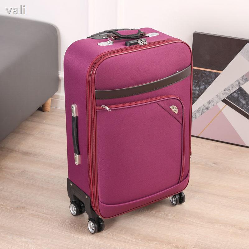 Vali vải Oxford đa năng bánh xe đẩy hộp vali học sinh nam nữ hộp mật khẩu 20 inch 24 inch 26 inch hộp vải