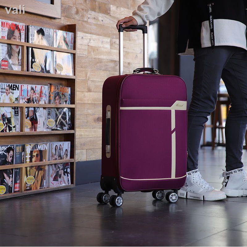 Vali vải Oxford đa năng bánh xe đẩy hộp vali học sinh nam nữ hộp mật khẩu 20 inch 24 inch 26 inch hộp vải