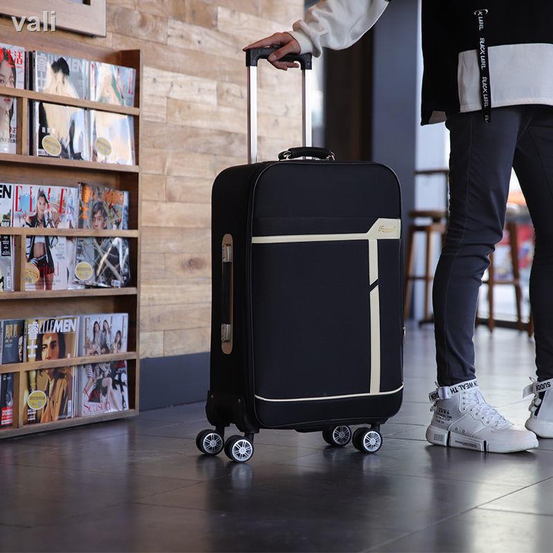 Vali vải Oxford đa năng bánh xe đẩy hộp vali học sinh nam nữ hộp mật khẩu 20 inch 24 inch 26 inch hộp vải