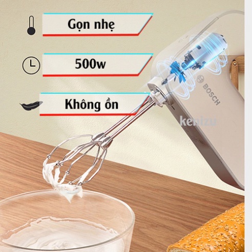 Máy Đánh Trứng BOSCH MFQ4030, Máy Đánh Cafe,  Trộn Bột, Công Suất 500W, Nhập Đức, BH 12 Tháng, Bepduc_99