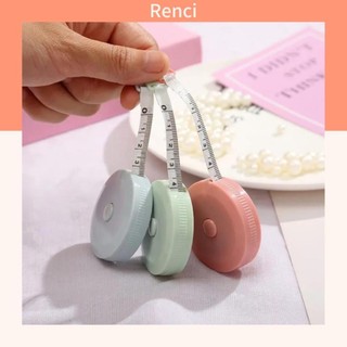 Thước Dây Mini Cuộn Rút May Đồ Đo 3 Vòng 1.5M
