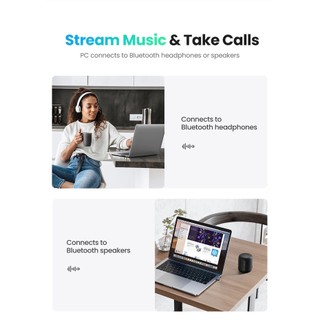 USB Bluetooth 5.0, Usb Phát Bluetooth Cho Máy Tính PC Tốc Độ Cao 3Mpbs -Bảo Hành 18 Tháng