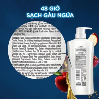 Dầu Gội Sạch Gàu Clear (880g)