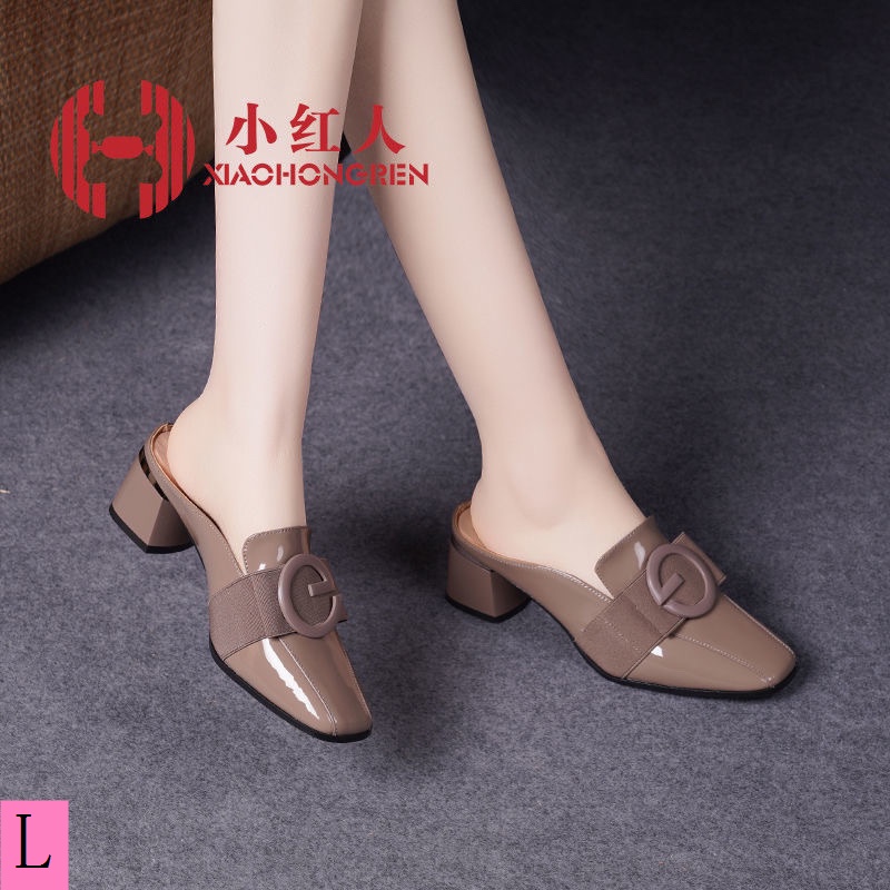 Dép Cao Gót Da Bò Chống Trượt Thời Trang Mùa Hè 2023 Cho Nữ