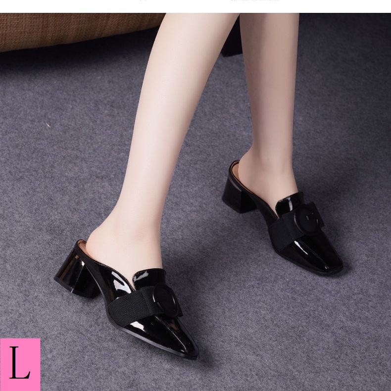 Dép Cao Gót Da Bò Chống Trượt Thời Trang Mùa Hè 2023 Cho Nữ