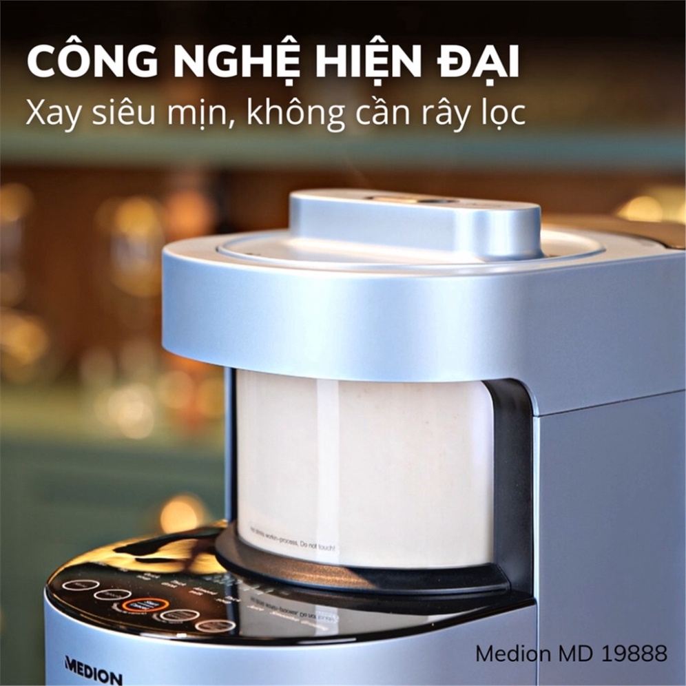 Máy Làm Sữa Hạt Medion MD19888, Máy Làm Sữa Đậu Nành, 11 Chương Trình, Model 2023, Nhập Đức, BH 12 Tháng , bepduc_99