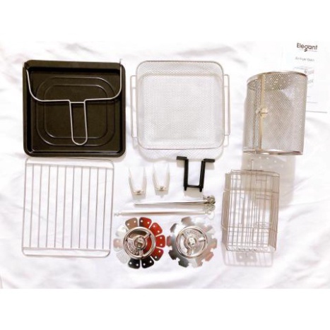 Nồi Chiên Không Dầu ELEGANT AF529T, Lò Chiên Nướng, Dung Tích 14L, Nhập Đức, Bh 12 Tháng, bepduc_99