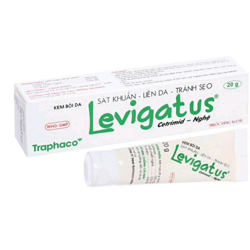 Kem bôi da Levigatus sát khuẩn, liền da, tránh sẹo