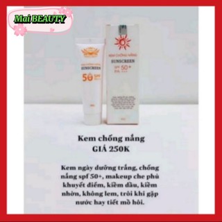 Kem chống nắng beauty queen dưỡng da kiềm dầu, kiềm nhờn spf50+