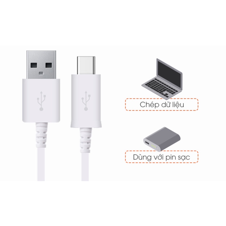 Bộ sạc nhanh Samsung Type C 15W, Cáp sạc Type C Micro và Củ sạc nhanh dùng cho điện thoại, máy tính bảng