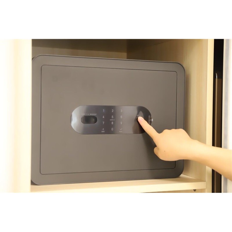 Két Sắt Điện Tử Xiaomi Mijia Smart Safe Tích Hợp Vân Tay Kết Nối Wifi App Mihome - Hàng Chính Hãng