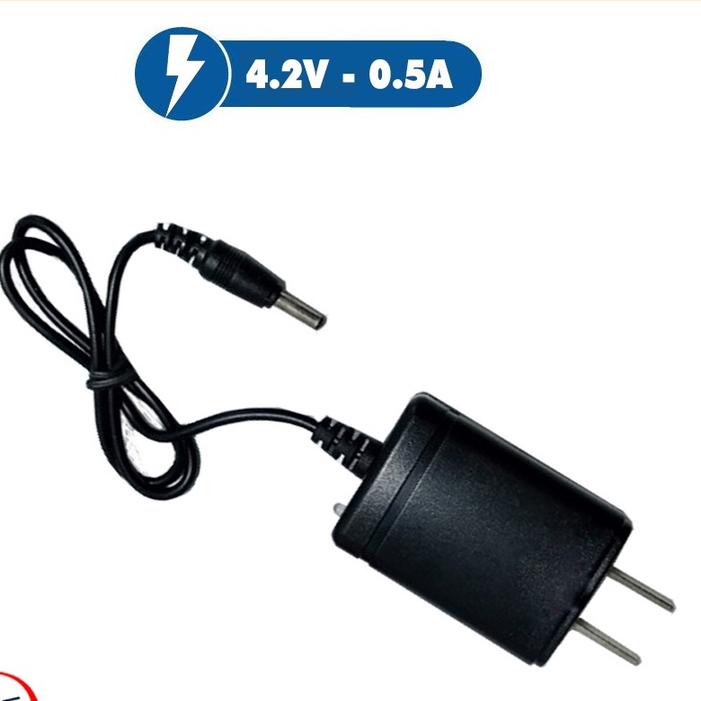 Sạc 4.2V - 500mA chuôi nhỏ ,sạc đèn pin Yến Quân YQ-2800