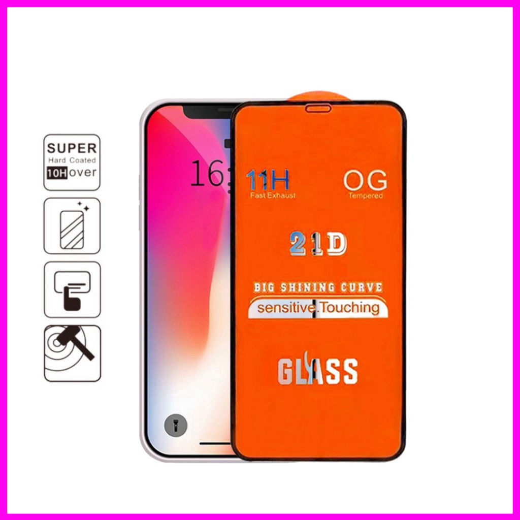 Kính cường lực iphone 21D full màn 6/6s/6plus/6splus/7/8/7plus/8plus/x/xs/11/11/12/13/pro/promax
