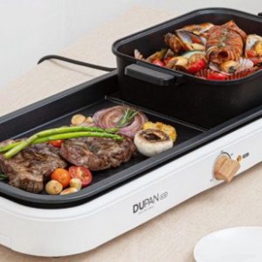 Bếp Lẩu Nướng 2 Ngăn DUPAN, Ngăn Chống Dính, Nhập Hàn, BH 12 Tháng, Bephan_19