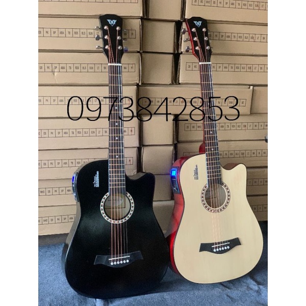 Đàn guitar Acoustic TNT T70 bản có gắn EQ LC5 gỗ tốt có ti chỉnh cần- tặng phụ kiện- bảo hành 12 tháng