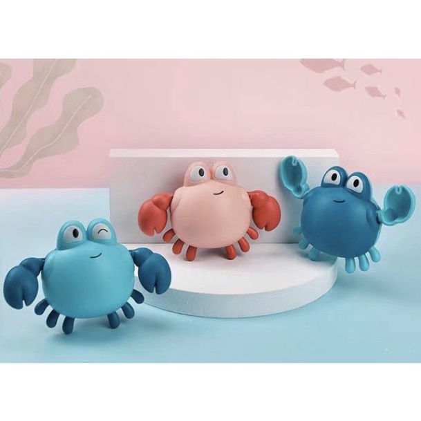Đồ chơi nhà tắm cua bơi vặn cót cho bé thoả thích vui chơi