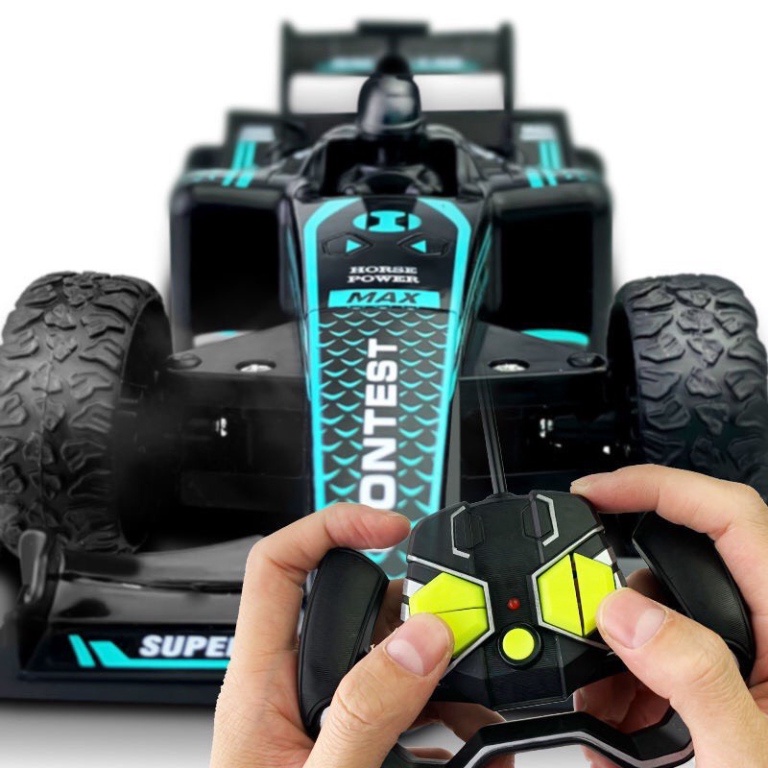 Đồ chơi xe ô tô điều khiển từ xa Mô hình xe đua công thức F1 tốc độ cao cho bé