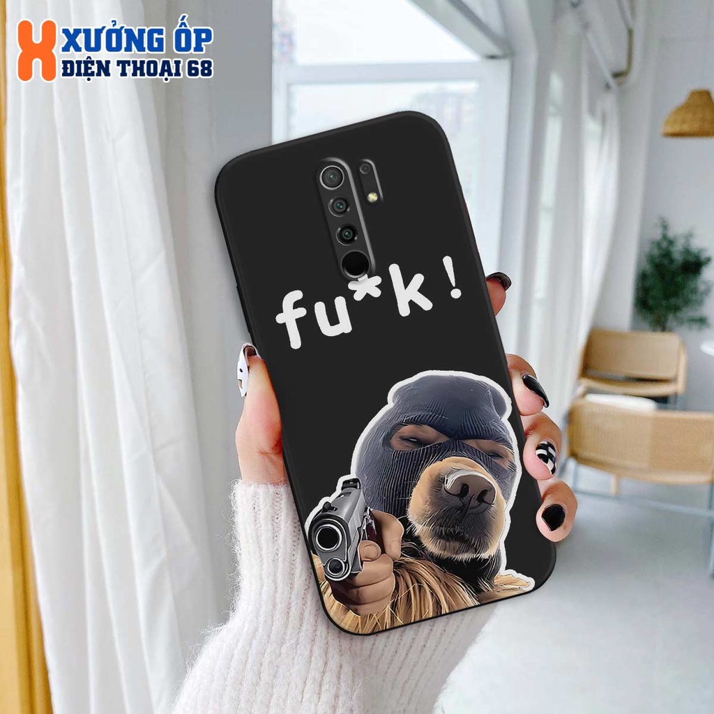 Ốp lưng TPU Xiaomi Redmi 9 / Redmi9 hình chú chó dễ thương, ốp silicon TPU dẻo rẻ đẹp