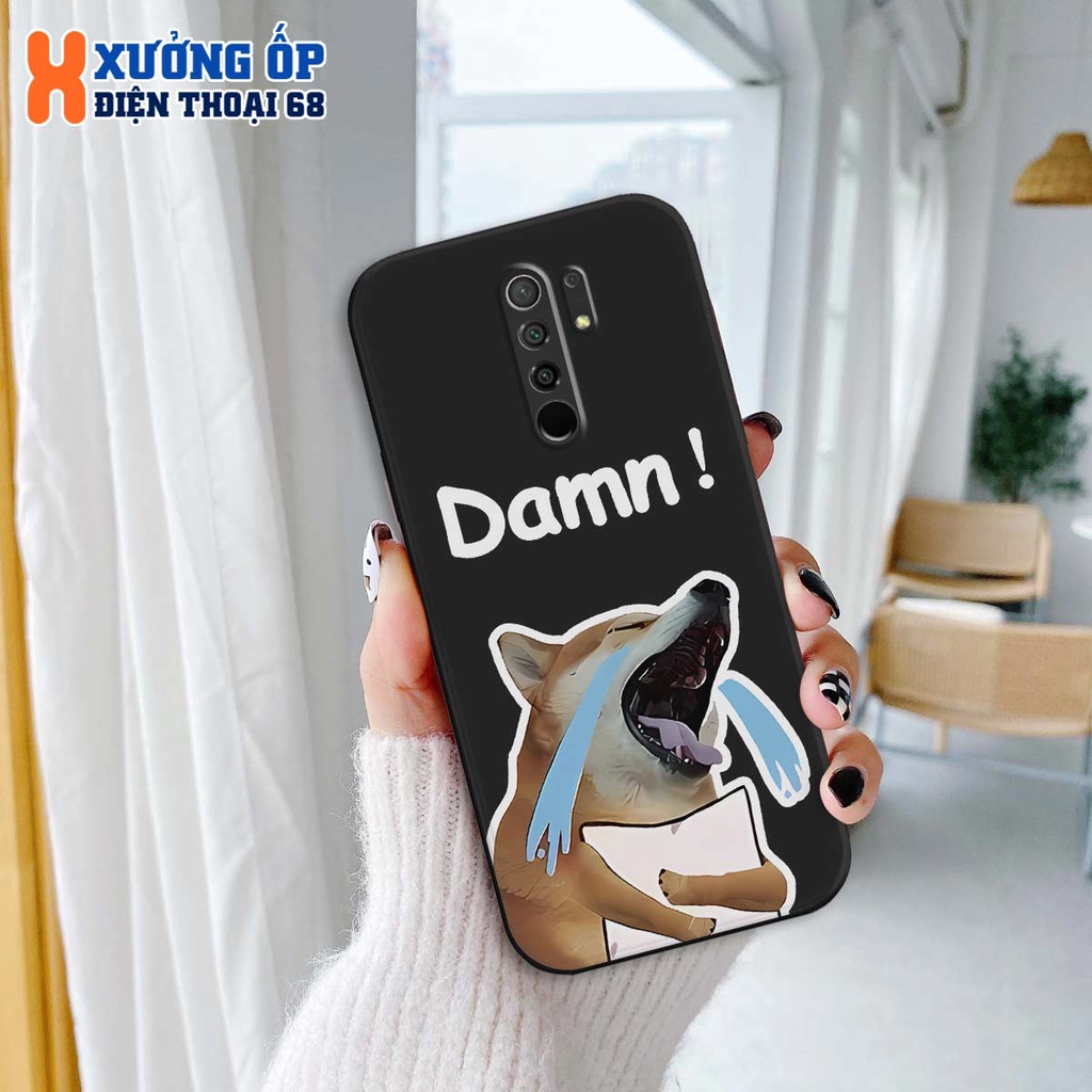 Ốp lưng TPU Xiaomi Redmi 9 / Redmi9 hình chú chó dễ thương, ốp silicon TPU dẻo rẻ đẹp