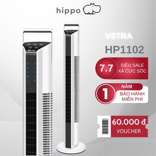 Quạt tháp không cánh điều khiển từ xa, quạt trụ đứng 115cm, BH 12 tháng