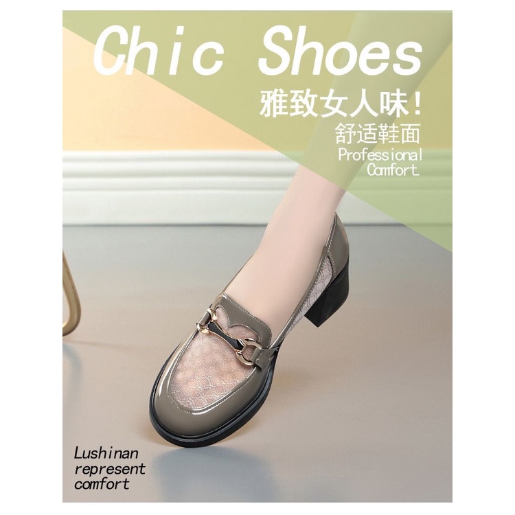 Giày Sandal Da Đế Mềm Dày Phối Lưới Thoáng Khí Thời Trang Xuân Hè 2023 Cho Nữ