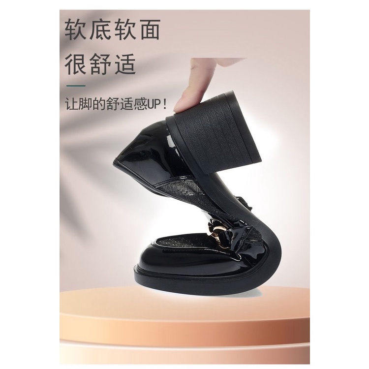 Giày Sandal Da Đế Mềm Dày Phối Lưới Thoáng Khí Thời Trang Xuân Hè 2023 Cho Nữ